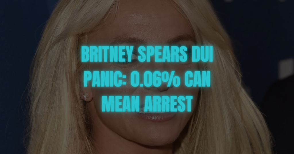 britney spears dui california bac 0.06%